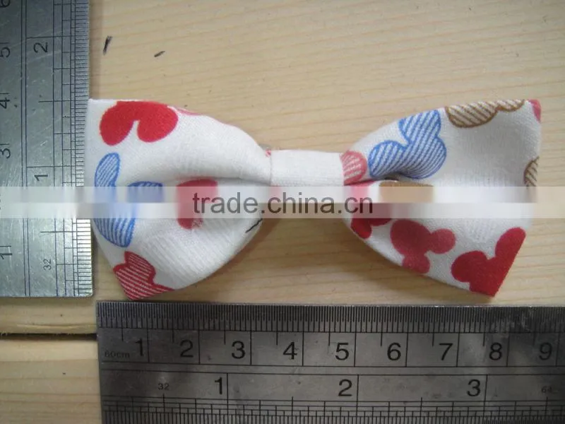 Fashion leisure pattern fabric bow tie for party, wedding decoration