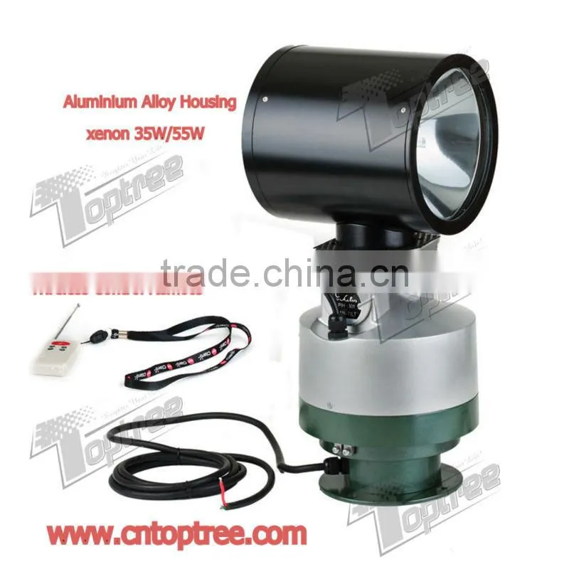 35W/55W remote rotating 55w hid xenon spot light