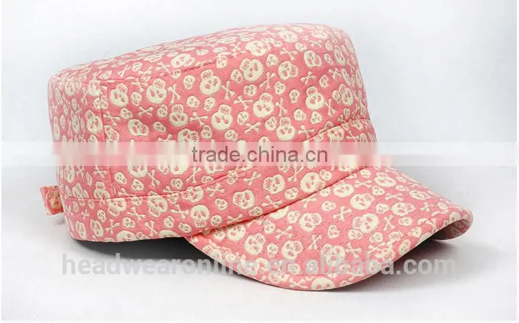 Fashion printed Running Man Military Caps With Dongguan Factory