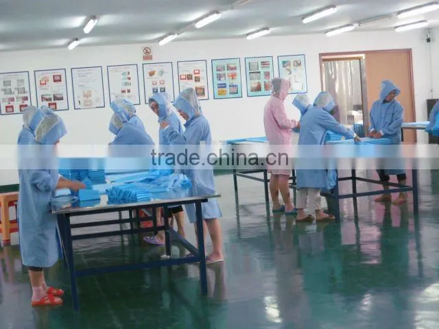 Knit Cuff Blockade Unisex Doctor and Nurse Gown for Surgery (CE&ISO 13485 certificate)