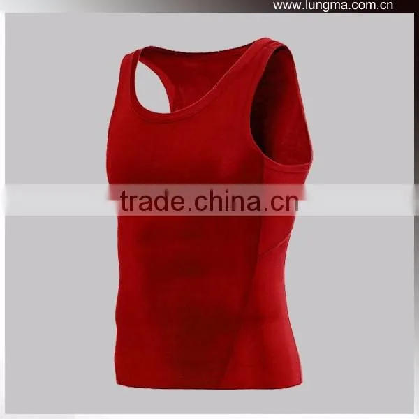 OEM Womens Sleeveless Compression Vest Tank Top
