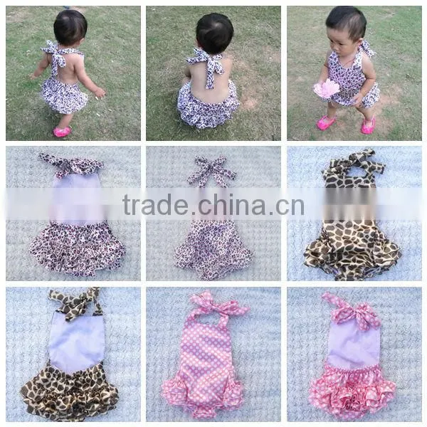 New design lovely backless baby romper knitting patterns