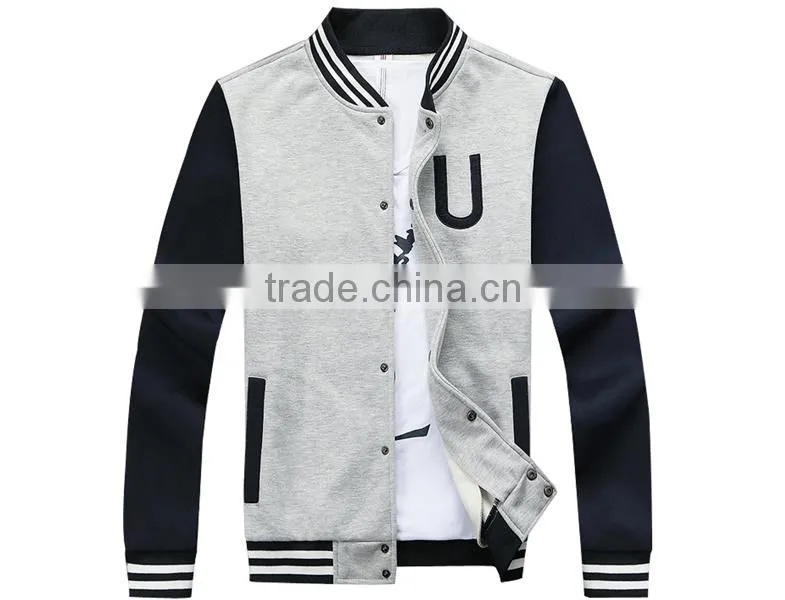 2015 fashion European brand fleece models jackets for men