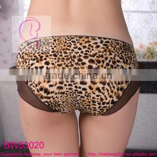 Sex womens hot images new fashion panty sex stock products leopard printed leopard two side open panty
