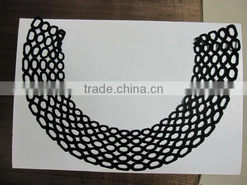 ladies garment cotton neck lace design