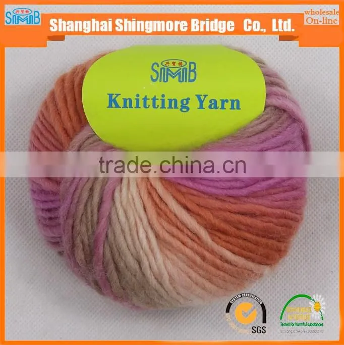 cheap wholesale oke tex quality 100 wool scarf yarn for hand knitting from china