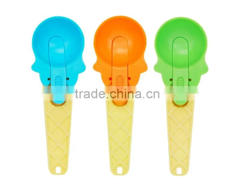 Custom plastic ice cream food spoon