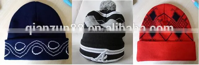 Pom Custom Embroidery Beanie
