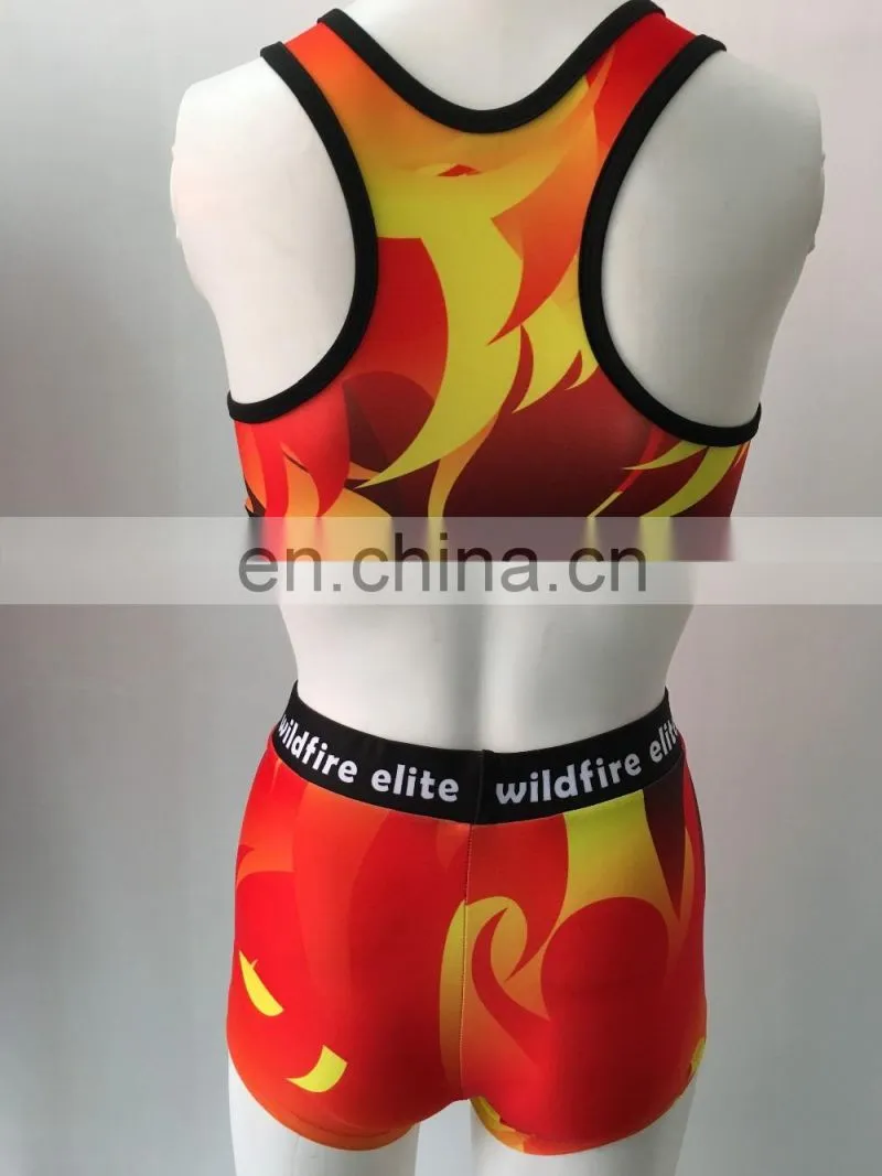 Colorful design school girl dance costumes exercise clothing for children dance shorts