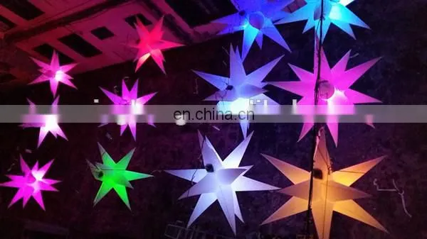 Beautifu inflatable stars for event decoration