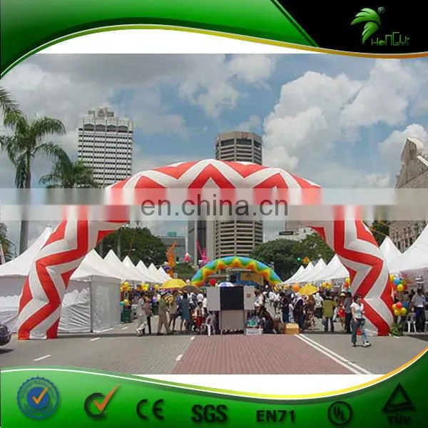 Hot Sale Colorful Digital Printing Round Shape Inflatable Arch / China Customized Advertising Inflatable Promotion Archway
