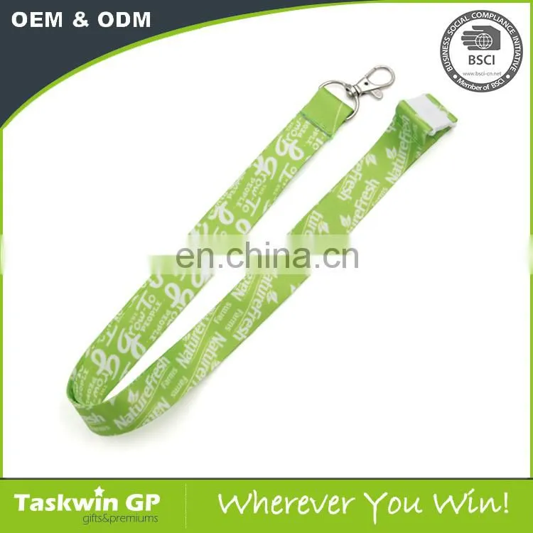 2017 Newest custom sublimated lanyards with breakaway