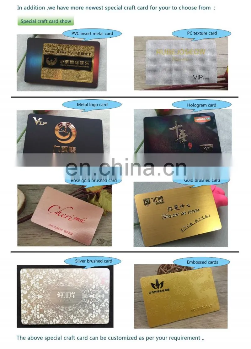 Custom Pvc Business Card Printing ,Transparent Plastic Business Card Printing
