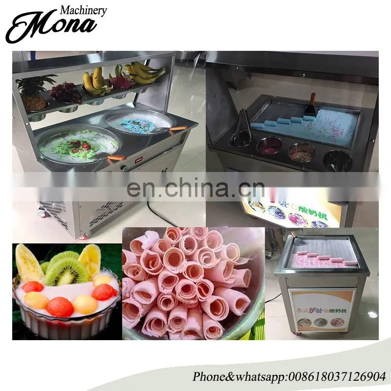 10 buckets thailand ice cream fryer, rolled fried ice cream machine,fried ice cream maker