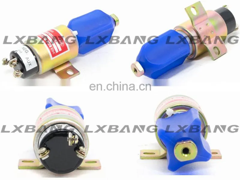 Original 1751-2467UIB1S5A SA-3933-24 SA-3766T-24 24V Stop Solenoid For Cummins 3864274 1751-24E7U1B1S5A