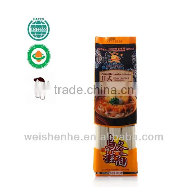 Healthy dried udon noodles