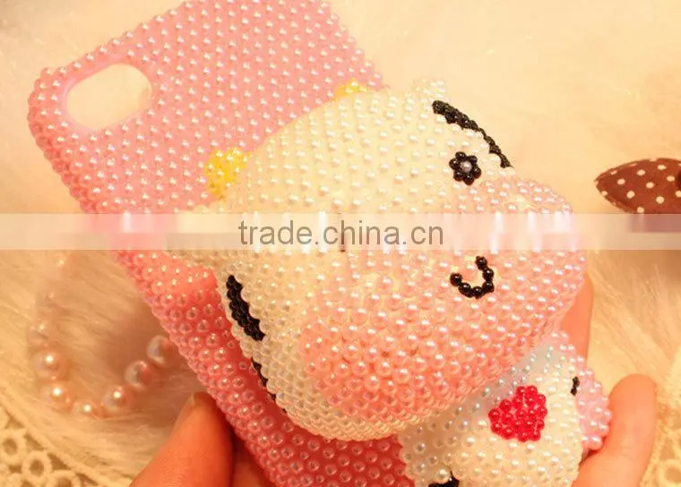 0323L White 10 mm ceramic 1000 pcs pearl rhinestone stone,stone pearl rhinestone,hot fix pearl rhinestone stone