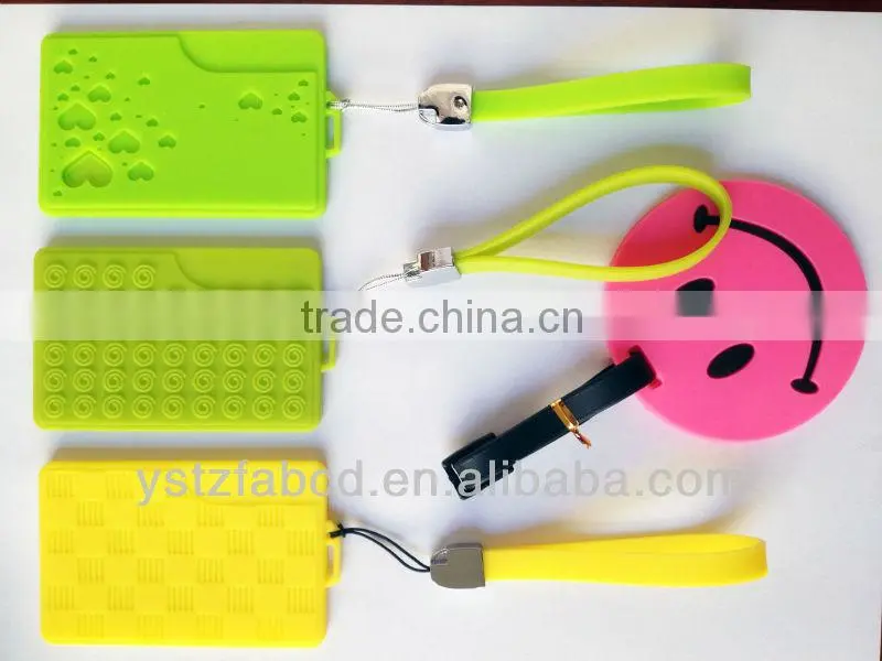 Silicone Luggage Tag with heart shape design