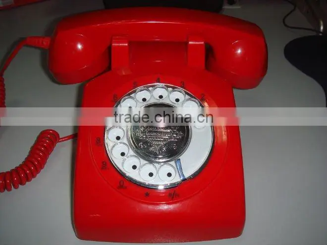 rotary dial antique desk phone