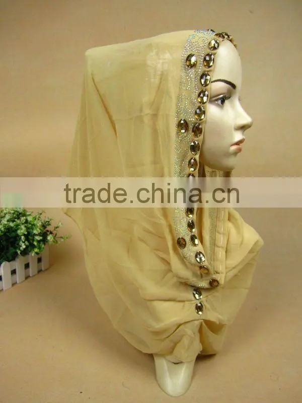 A423 Vogue Fashion Senior chiffon 39*54cm scarf HIJAB