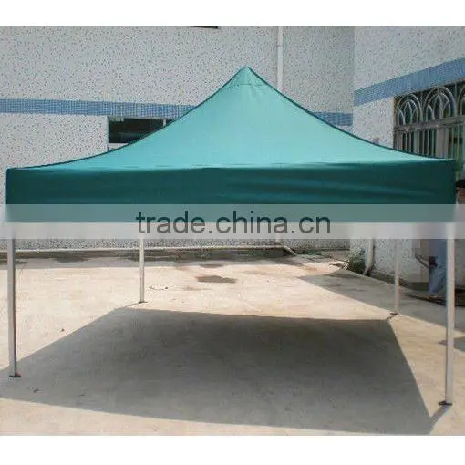 Folding Marquee Trade Show Tent Frame 3x3m ( 10ft X 10 ft) with Green Canopy & Valance(Unprinted)