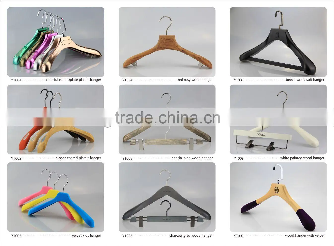 NK01 natural metal hanger laminated baby hanger