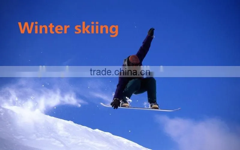 2015 Top sale best goggles for skiing shiny dual lens sports ski goggles