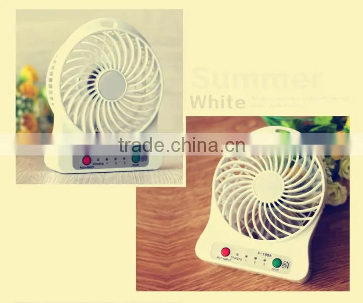 Fashionable Mini USB Fan with More Function Newest USB Desk Fan 3.5 Inch