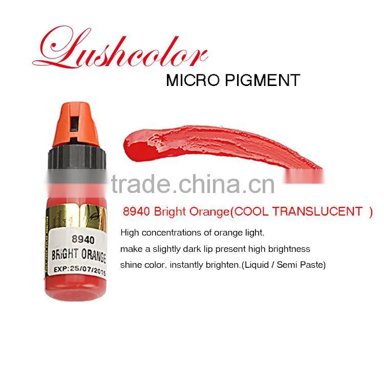 LUSHCOLOR 38 colors microblading eyebrow tattoo permanent makeup pigment