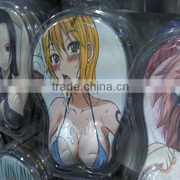 2014 Tokyo hot sexy japanese girl breast mouse pad in EVA