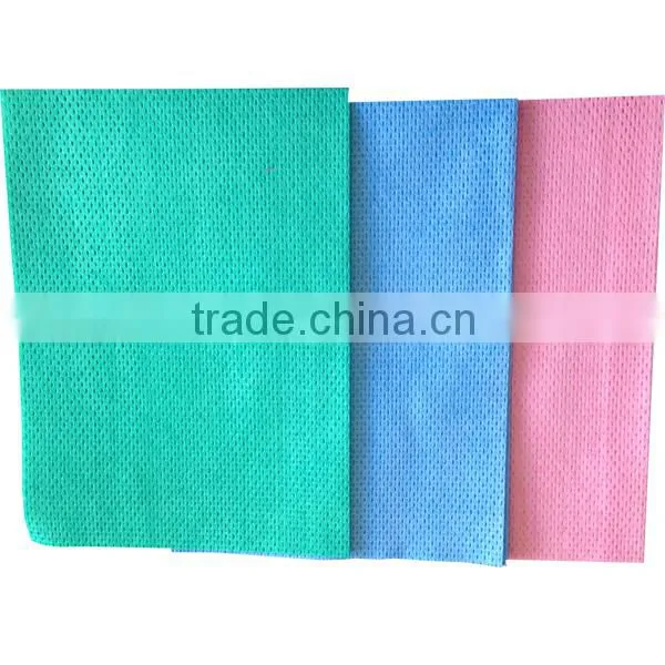Polyester and Viscose Kitchen Floor Car Glasses Nonwoven Cleaning Cloth
