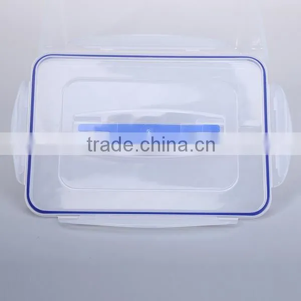 Rectangle PP microwave safe seal box /vacuum seal lunch box