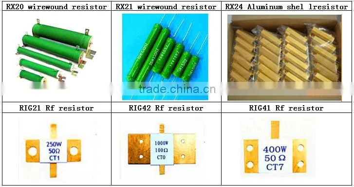 100ohm 50ohm RF power resistor 250W 400W 600W 800W 1000W flange resistor