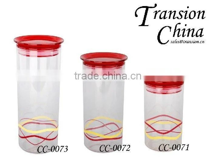 Plastic storage Canister