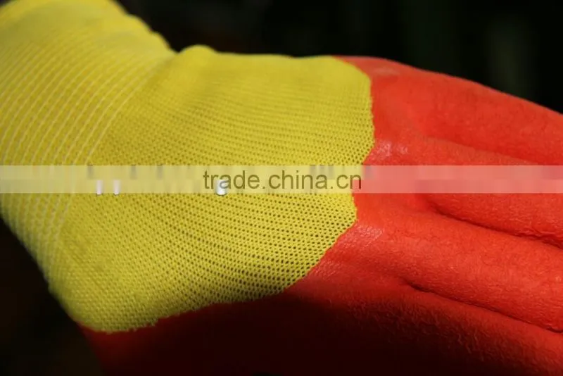 latex dipped gloves with 13 gauge nylon yarn