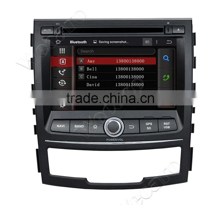 Wecaro WC-SY7067 Android 4.4.4 7" WIFI 3G car multimedia system for ssangyong korando car dvd player 2010 2011 2012 2013