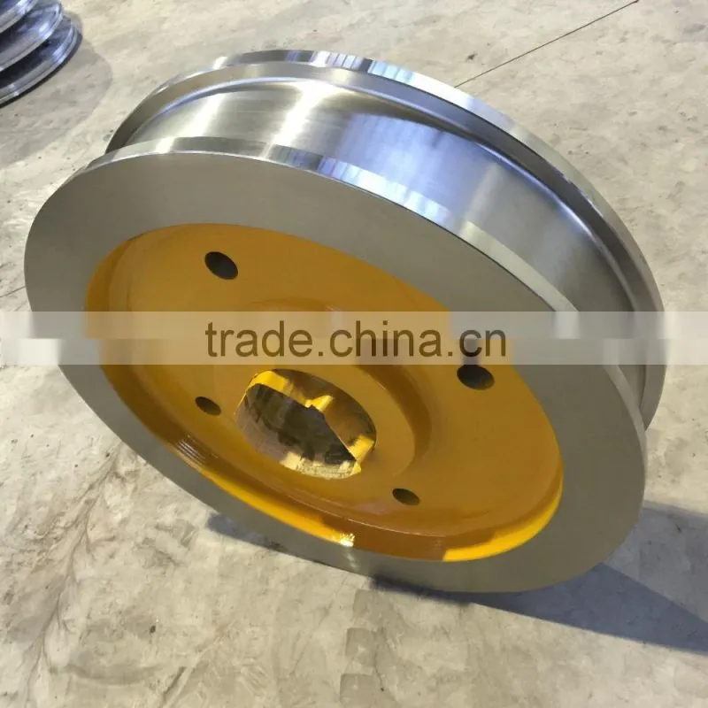 #45 steel made wheel/forged crane wheel/crane rail wheels