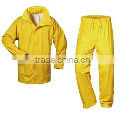 PU/ Rain Jacket With Invisible Attached Hood