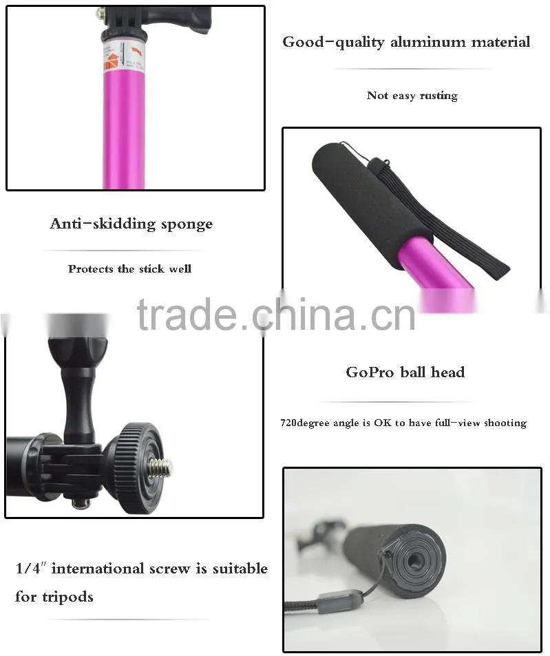 Outdoor product tube extended selfie stick