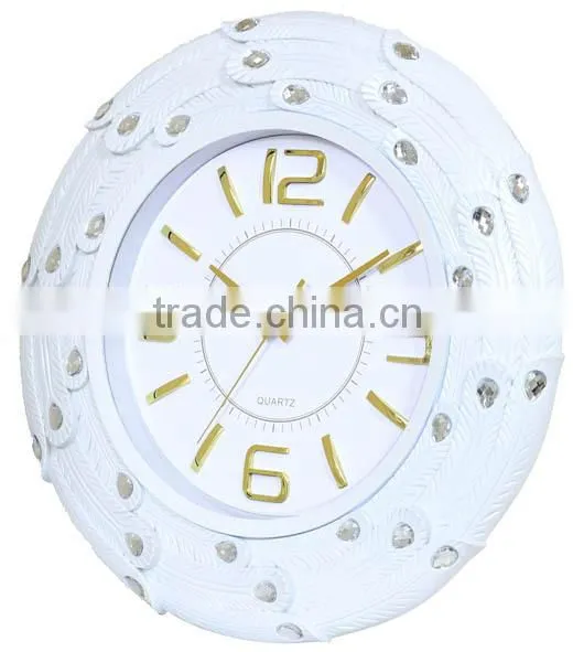 Home Goods Plastic Round Wall Clock