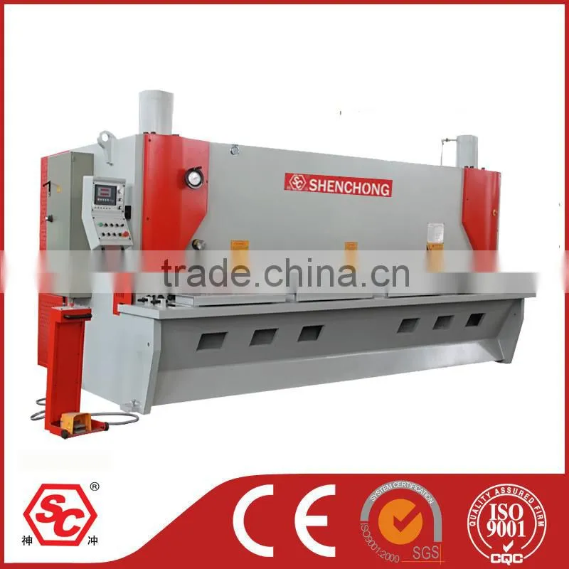 QC11Y 8X6000 Sheet metal hydraulic cnc shearing machine