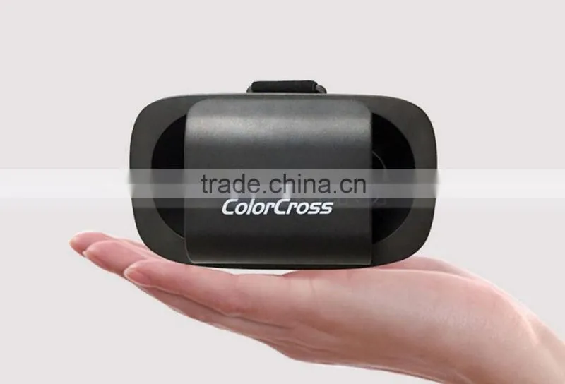 Super Mini 3D VR Headset Virtual Reality VR Glasses Case For 4.0-6 Inch Smartphone