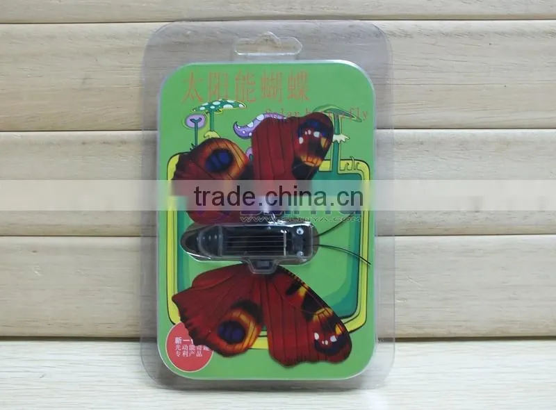 Inner Motor Drive Keep Butterfly Fan Color Wing Flying Best Solar Insect Beast Toys