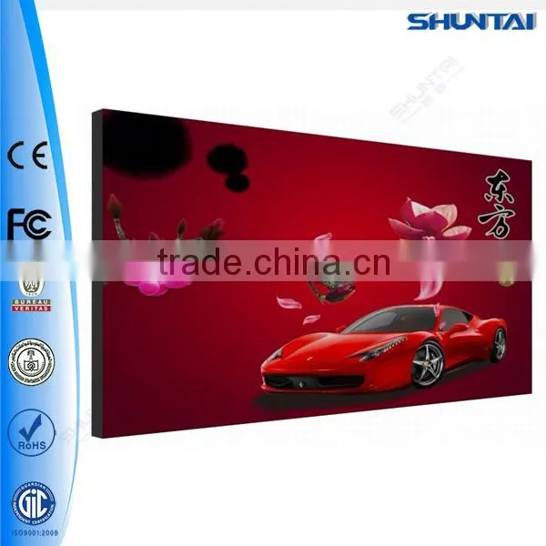 Wholesale frameless tension led backlit fabric light box
