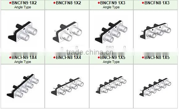 Male Crimp Waterproof BNC Compression Connector for RG59 Coaxial Cable