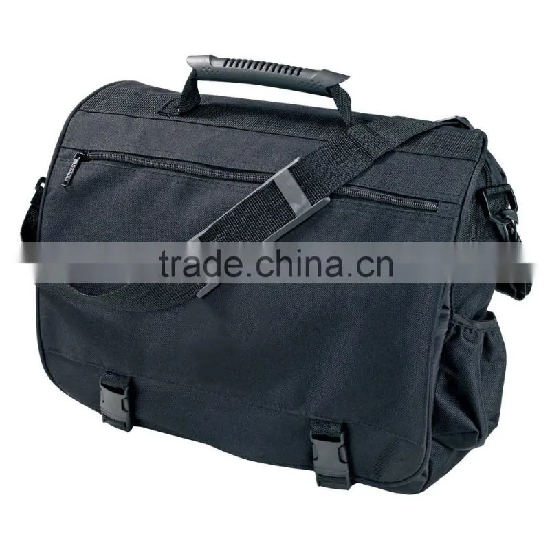 Custom professional many pockets reporter briefcase messenger bag