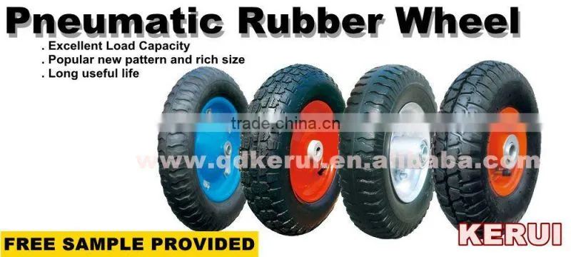 4.00-6 pneumatic rubber wheel 400x6 pneumatic wheel