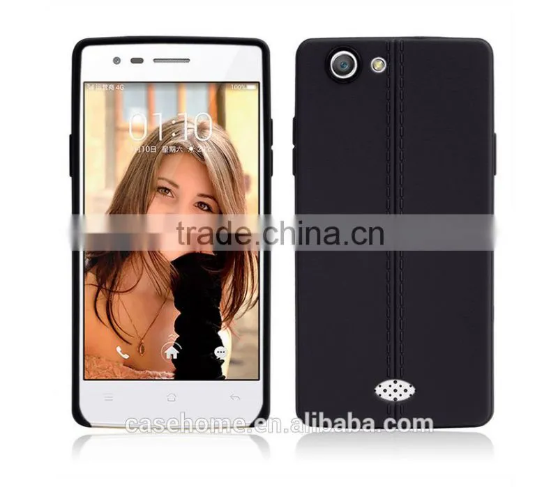 Newest design for oppo neo 5 back cover leather case