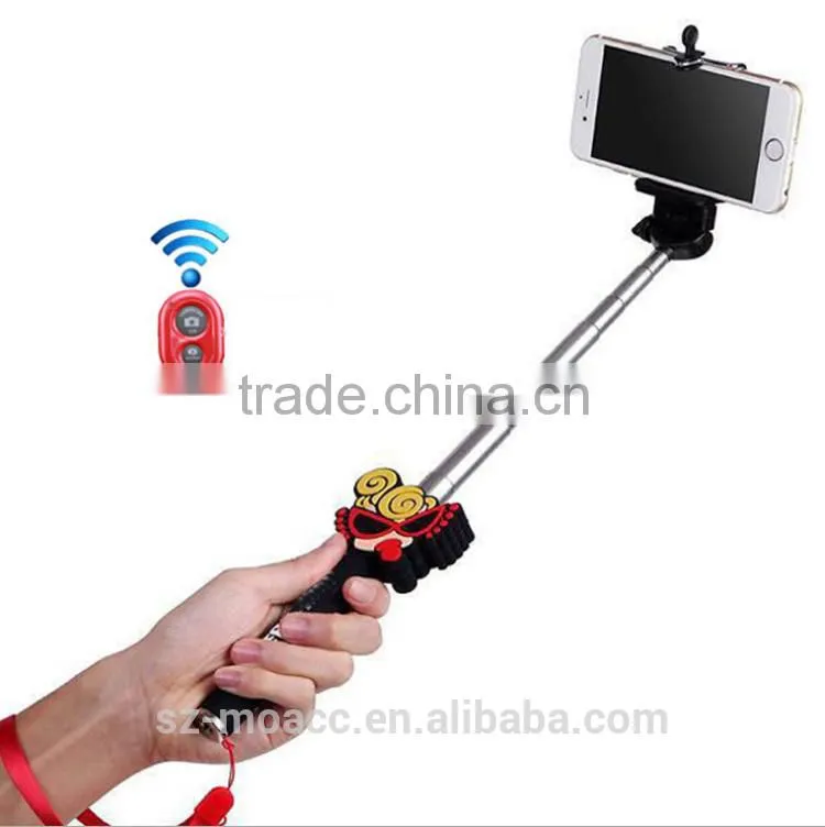 2015 new gift Portable Handheld cartoon monopod