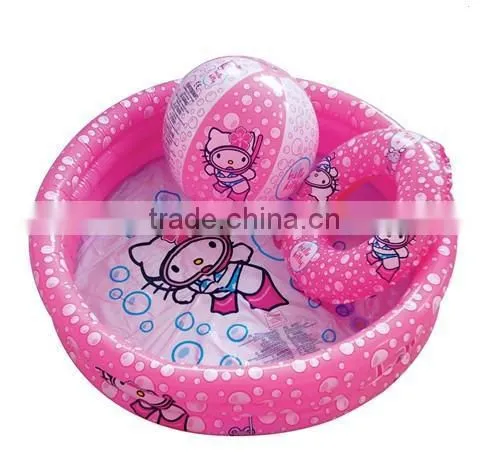 Lovely inflatable beach ball girls